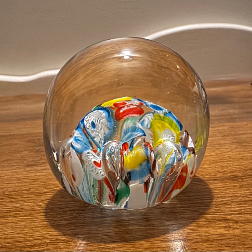 4. Vintage Murano Millefiori Art Glass